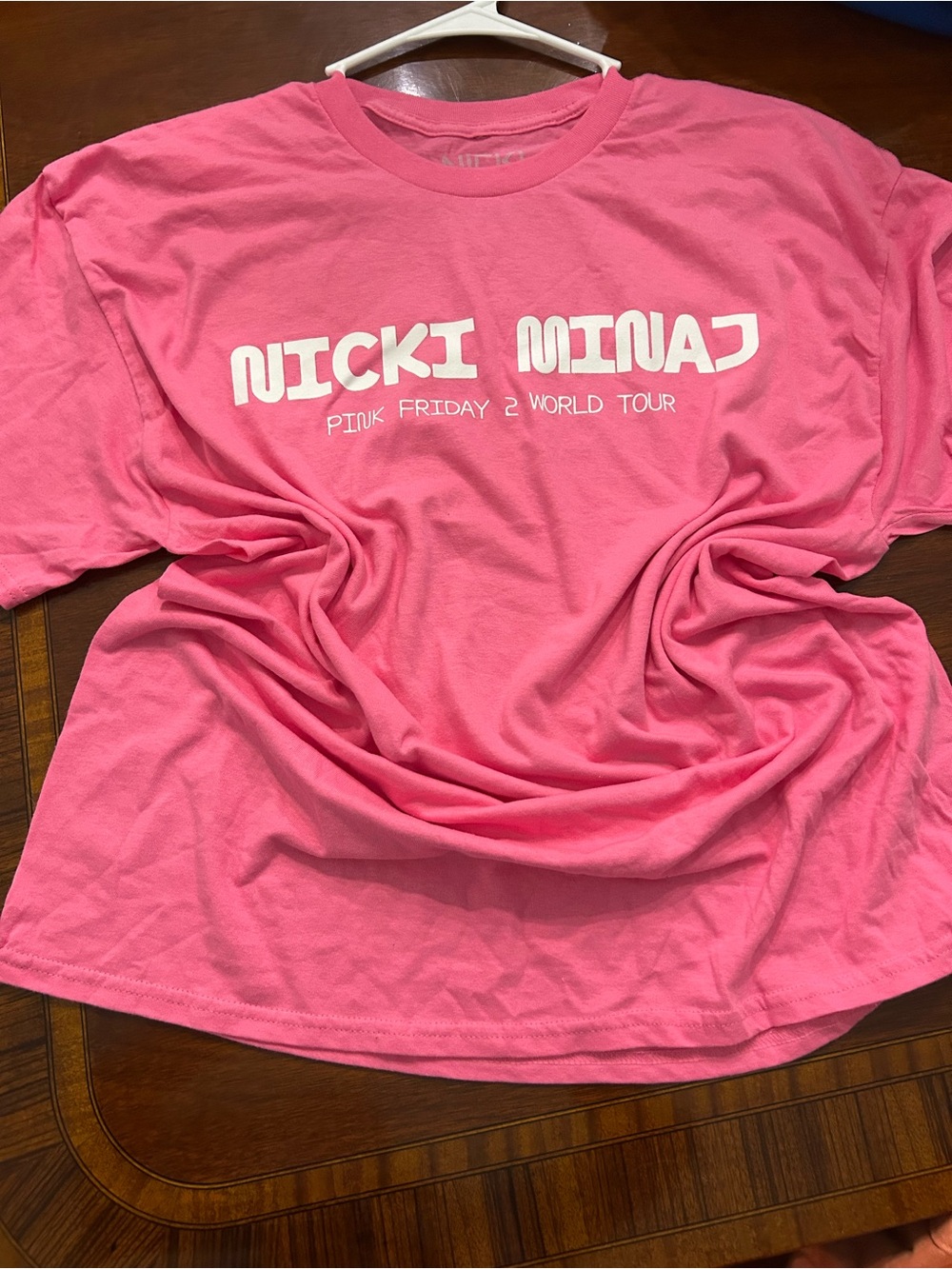 Nicki Minaj Hot Pink Logo Tee